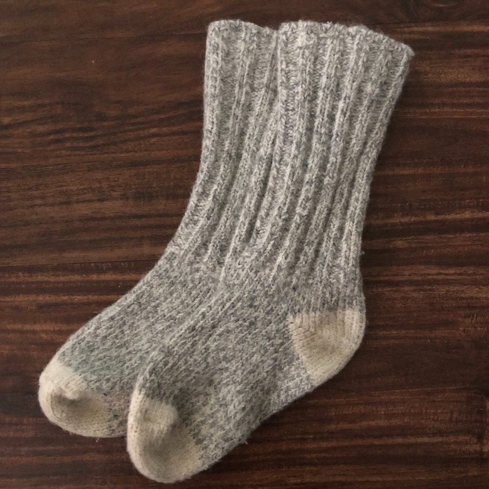 Two pair, Kids Wool socks, size 11-13